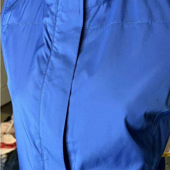 Talbots Vest in Blue w/Terry Cloth Lining Zipper and Hook and Eye Close Size MP - Picture 2 of 8